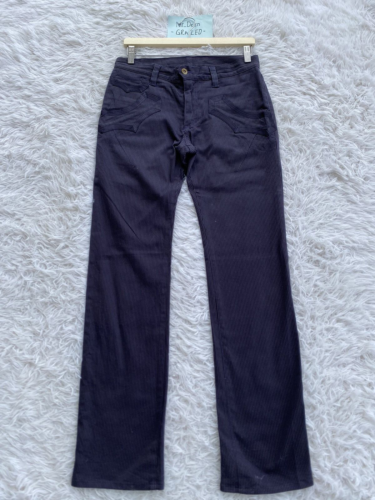 Number (N)ine Rare Vintage Number Nine Stripes Pants Size US 31 - 1 Thumbnail