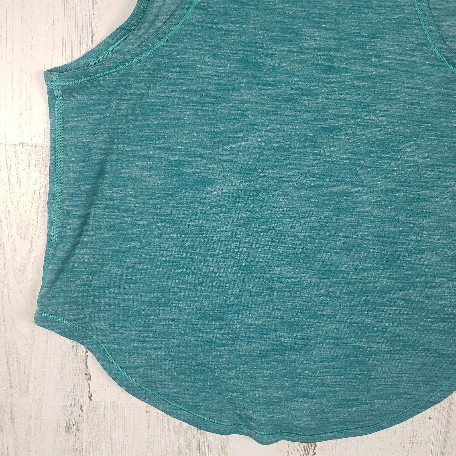 Lululemon Lululemon Athletica Turquoise Space Dye Sweat Date Tank Top Size ONE SIZE - 6 Thumbnail