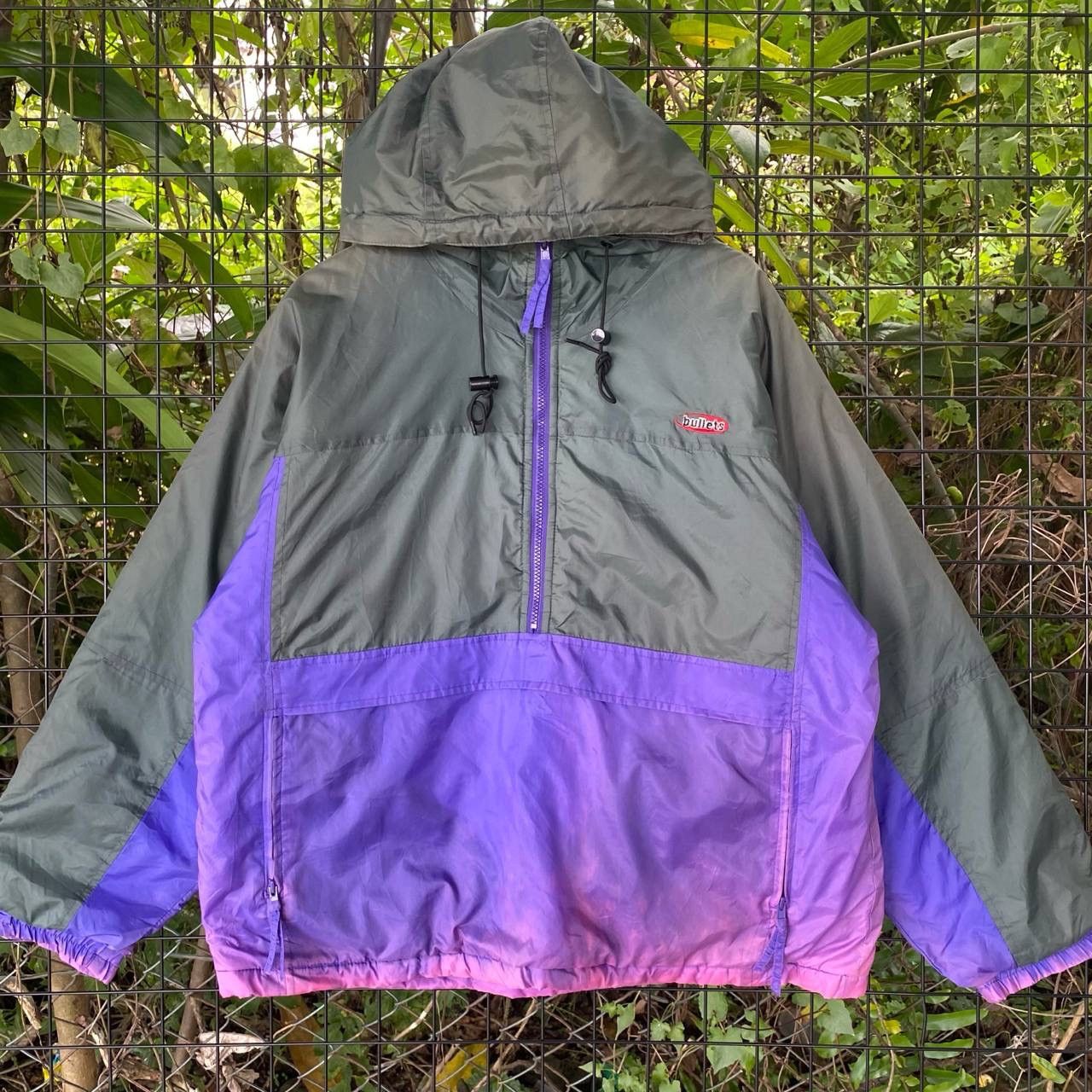 Japanese Brand × Vintage Vtg Hyper Bullets Multi Colour Half Zipper Size US L / EU 52-54 / 3 - 2 Thumbnail