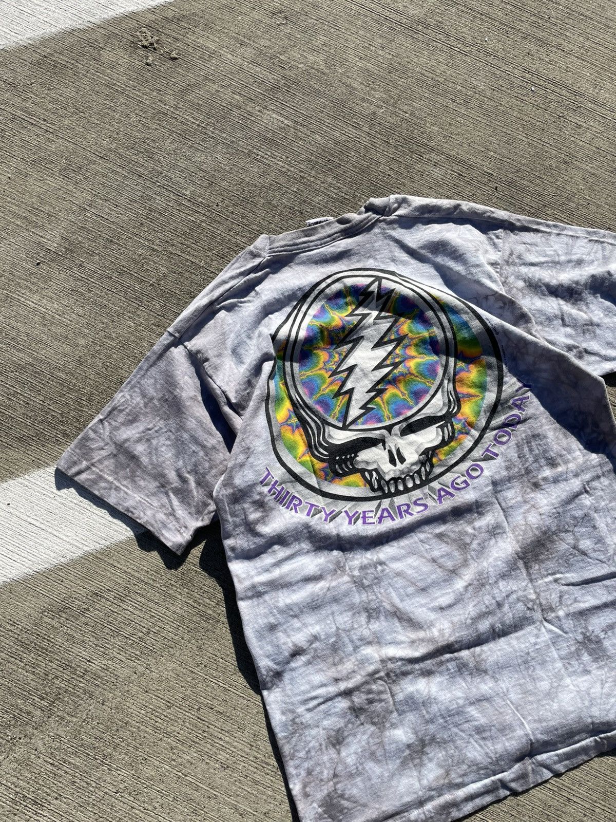 Band Tees Vintage 1995 Grateful Dead dead.net Grey Tie-Dye Band tee Size US L / EU 52-54 / 3 - 2 Thumbnail
