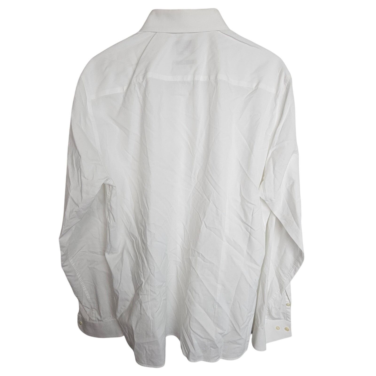 Ted Baker Ted Baker Endurance White Slim Fit Dress Shirt Classic 36/37 Size US XL / EU 56 / 4 - 8 Thumbnail