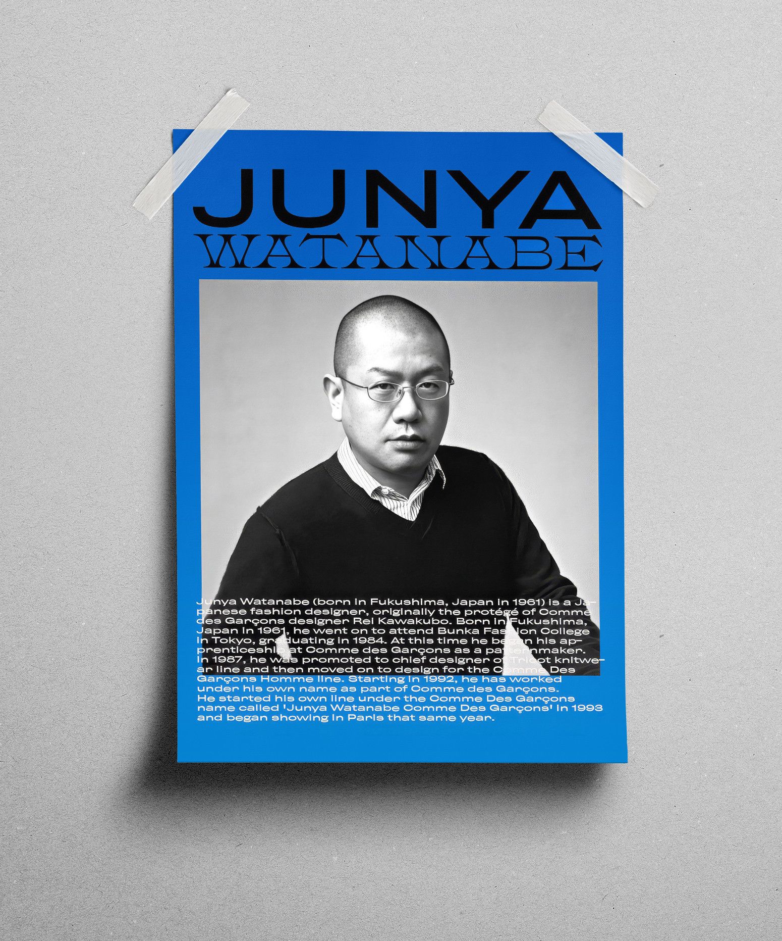Junya Watanabe Junya Watanabe Poster Gift Vintage Archive Art Book Logo Size ONE SIZE - 1 Thumbnail