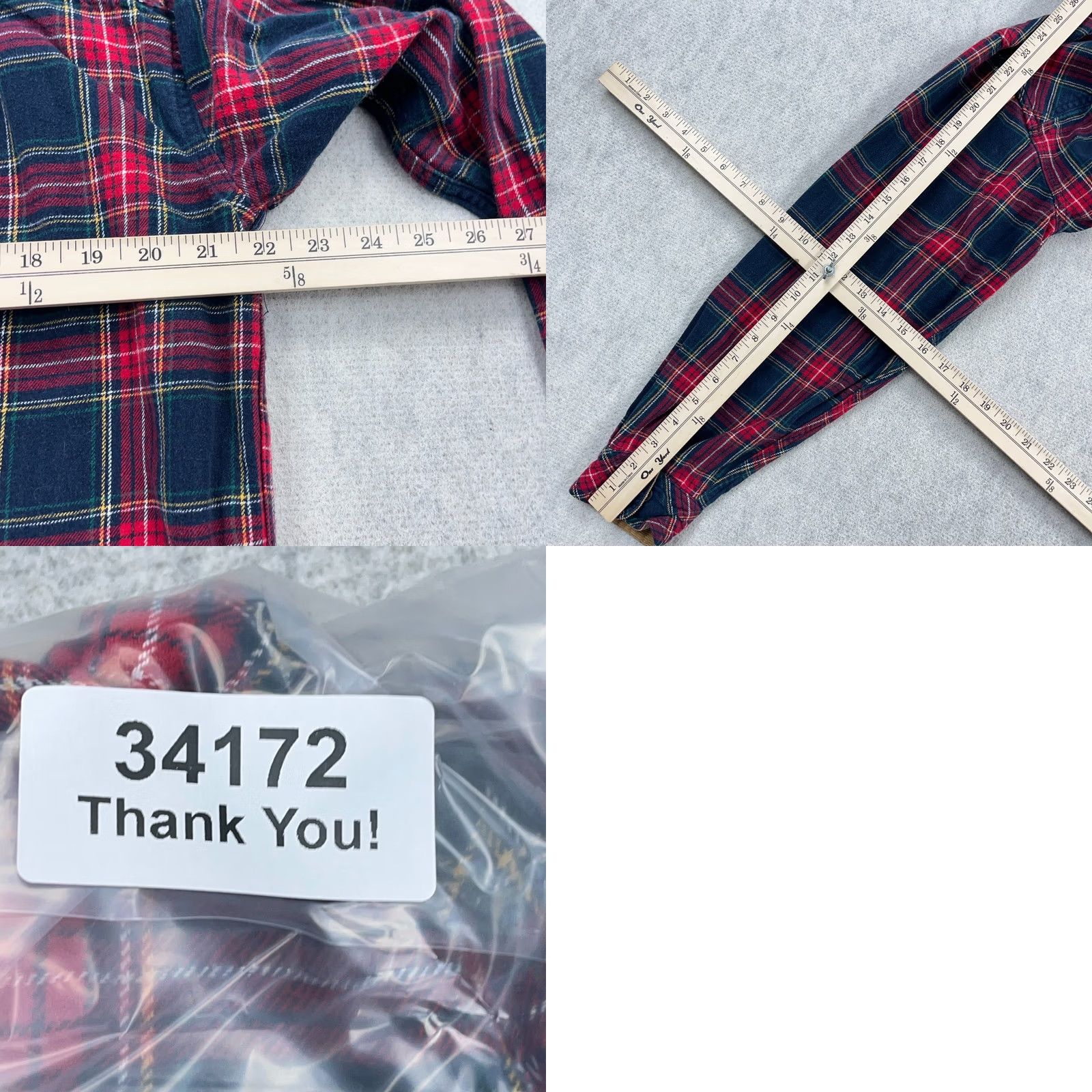 Vintage Legendary Whitetails Flannel Shirt Men L Blue Plaid Buck Camp Button Up Size US L / EU 52-54 / 3 - 8 Thumbnail