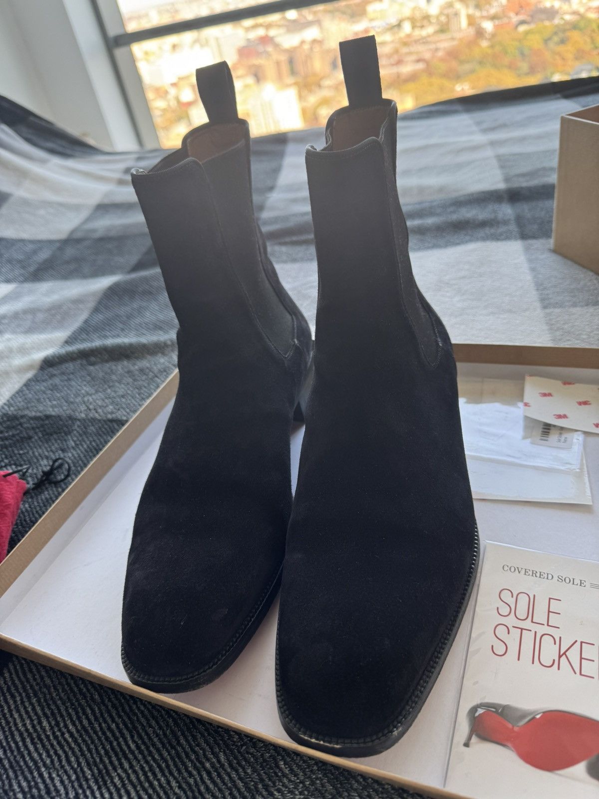 Christian Louboutin Christian Louboutin Chelsea black boots EU 42 Size US 9.5 / EU 42-43 - 14 Thumbnail