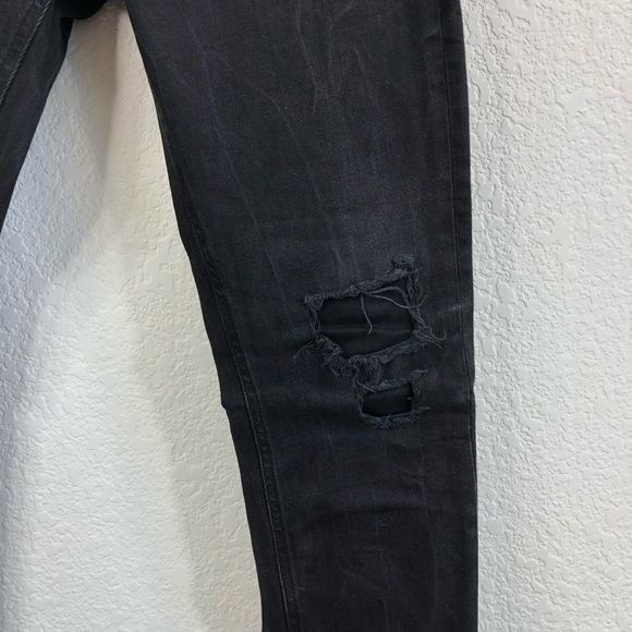 Eleven Paris Eleven Paris Elvis Black Wash Distressed Patch Repaired Jean Size US 32 / EU 48 - 6 Thumbnail