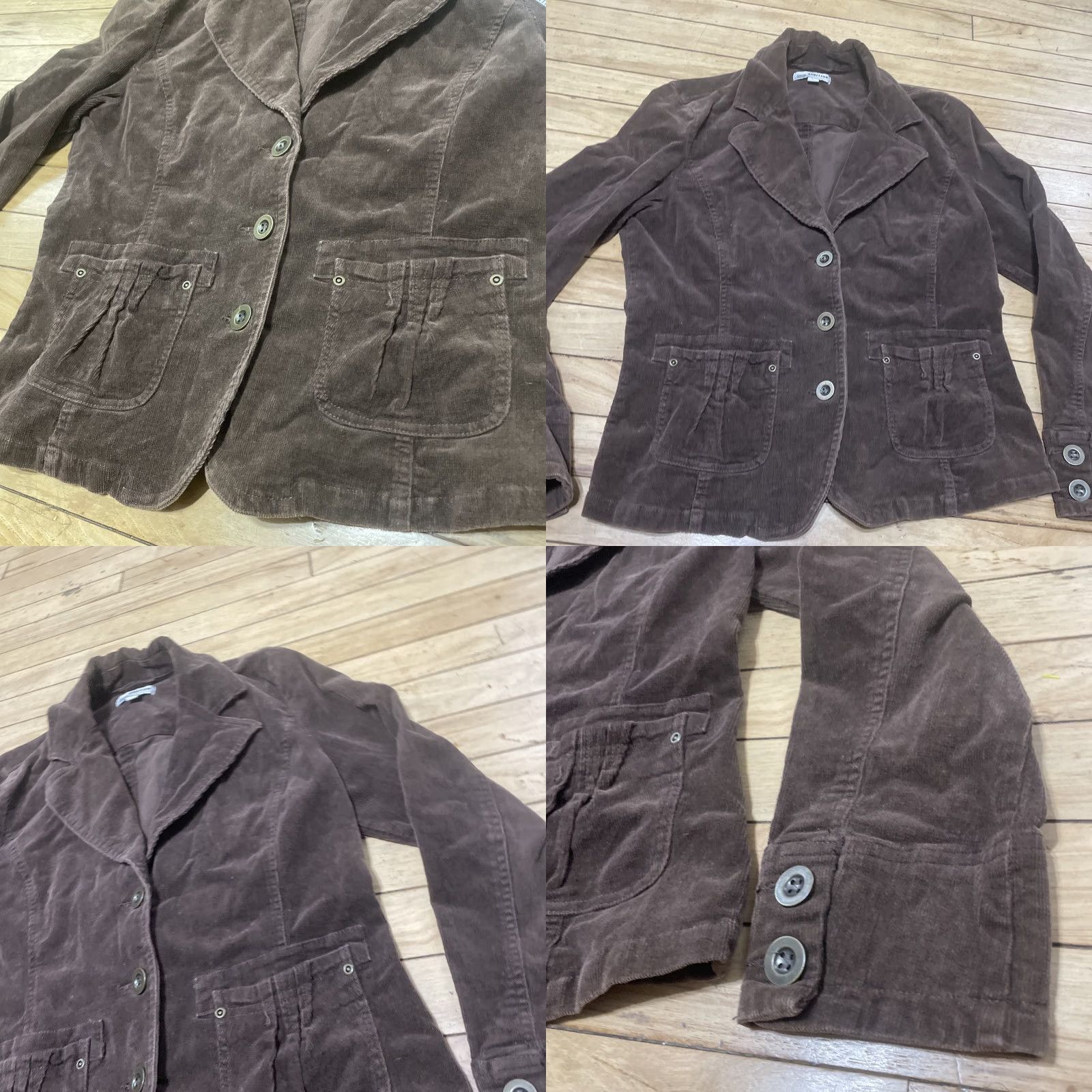 Vintage VINTAGE Ambition 90s Y2k Streetwear Corduroy Jacket Women L Brown Western Pockets Size L / US 10 / IT 46 - 11 Thumbnail
