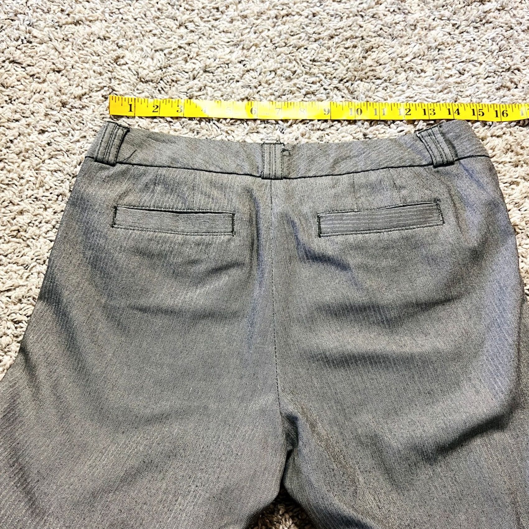 Banana Republic Banana Republic Gray Slacks 8P Petites Dress Pants Women Size ONE SIZE - 3 Thumbnail