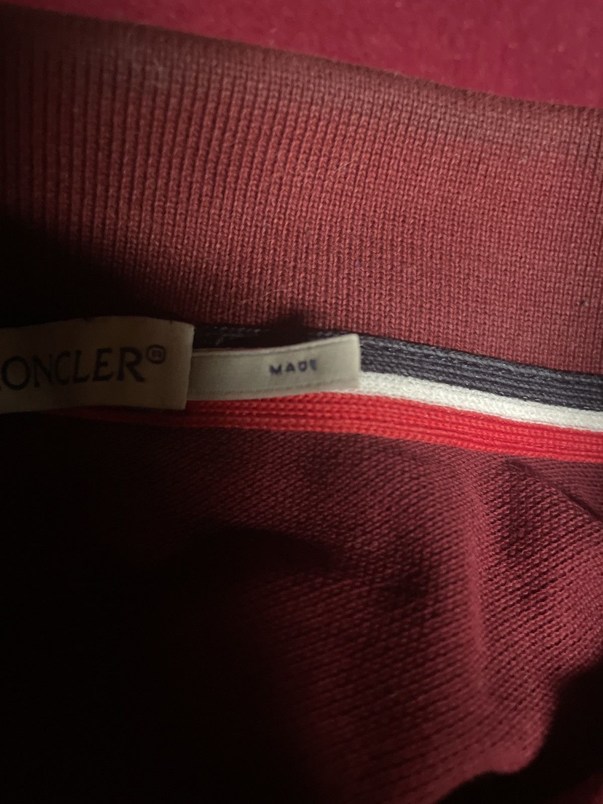 Moncler LOGO PATCH POLO SHIRT Size US L / EU 52-54 / 3 - 7 Thumbnail