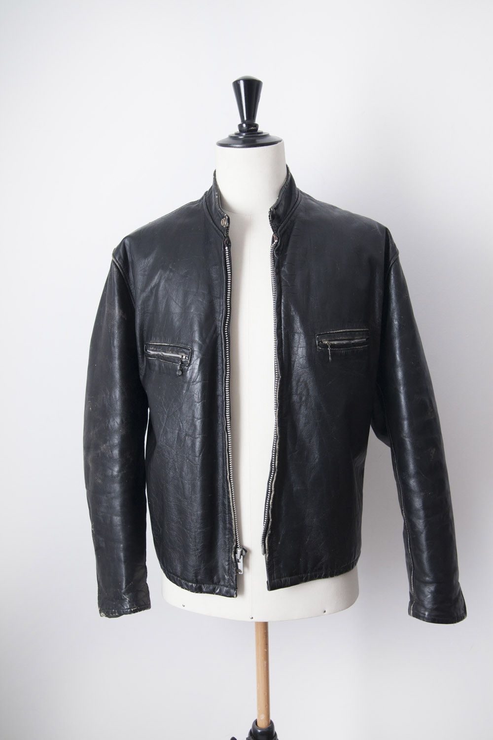 Vintage 1970's single rider leather jacket Size US L / EU 52-54 / 3 - 1 Thumbnail