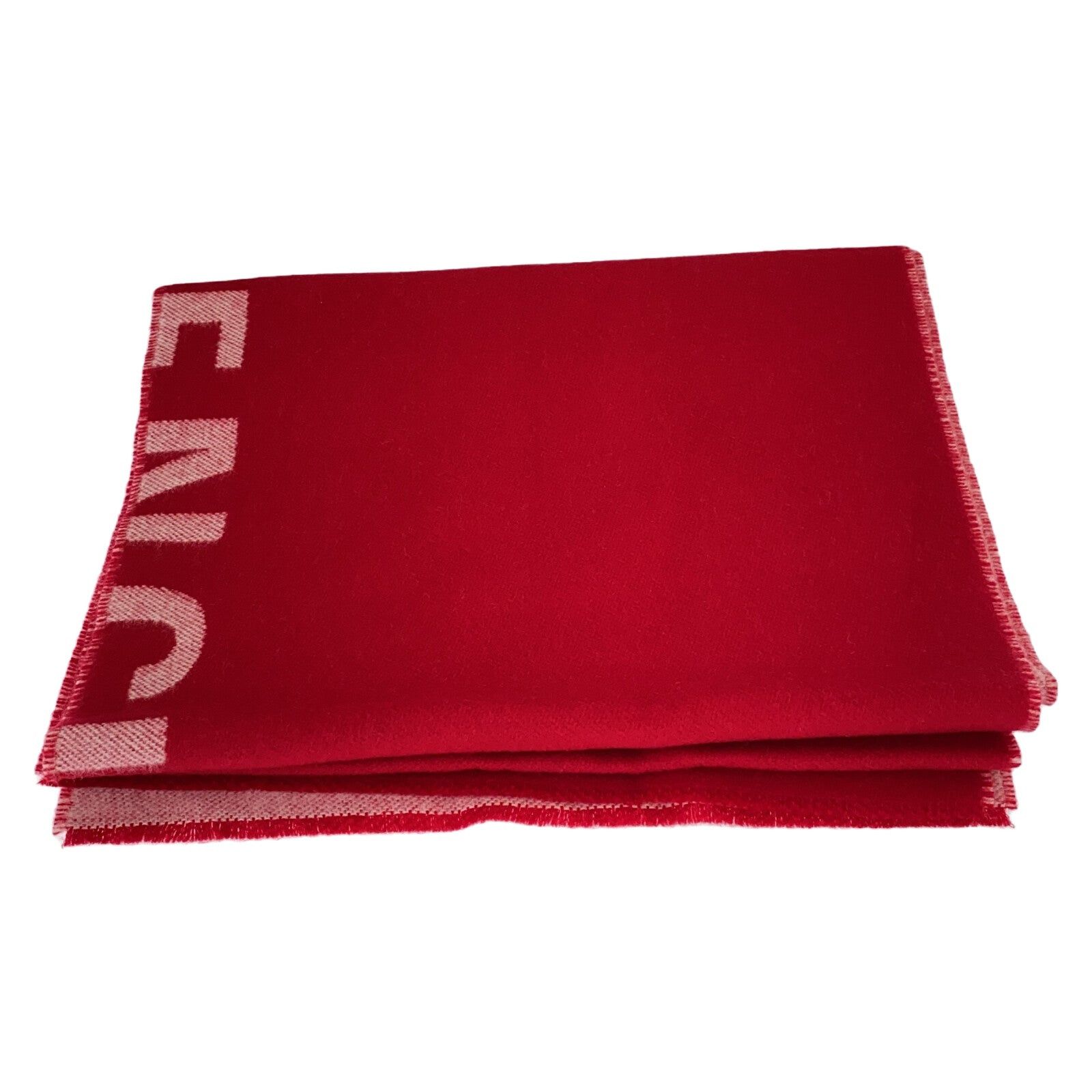 Balenciaga Balenciaga Scarf Wool Red Size ONE SIZE - 1 Thumbnail