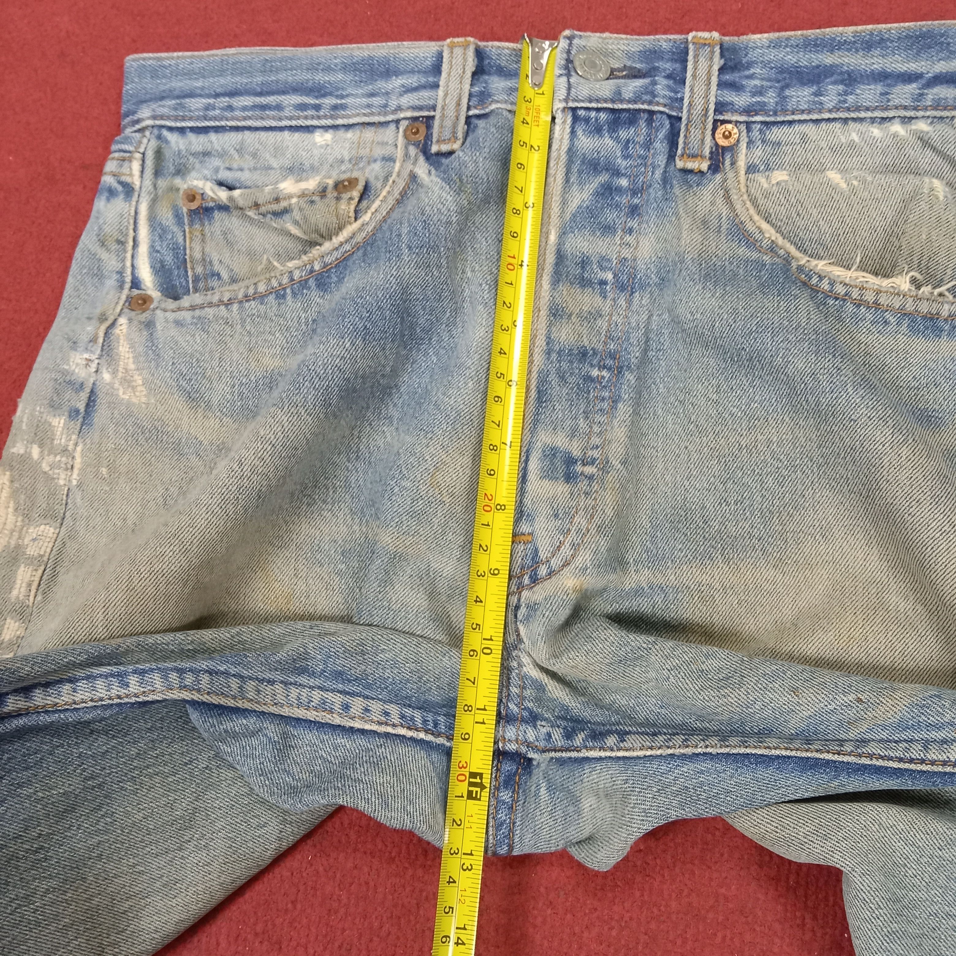 Levi's × Vintage Levis Distressed Jeans Daily Streetwear Style Size US 30 / EU 46 - 8 Thumbnail
