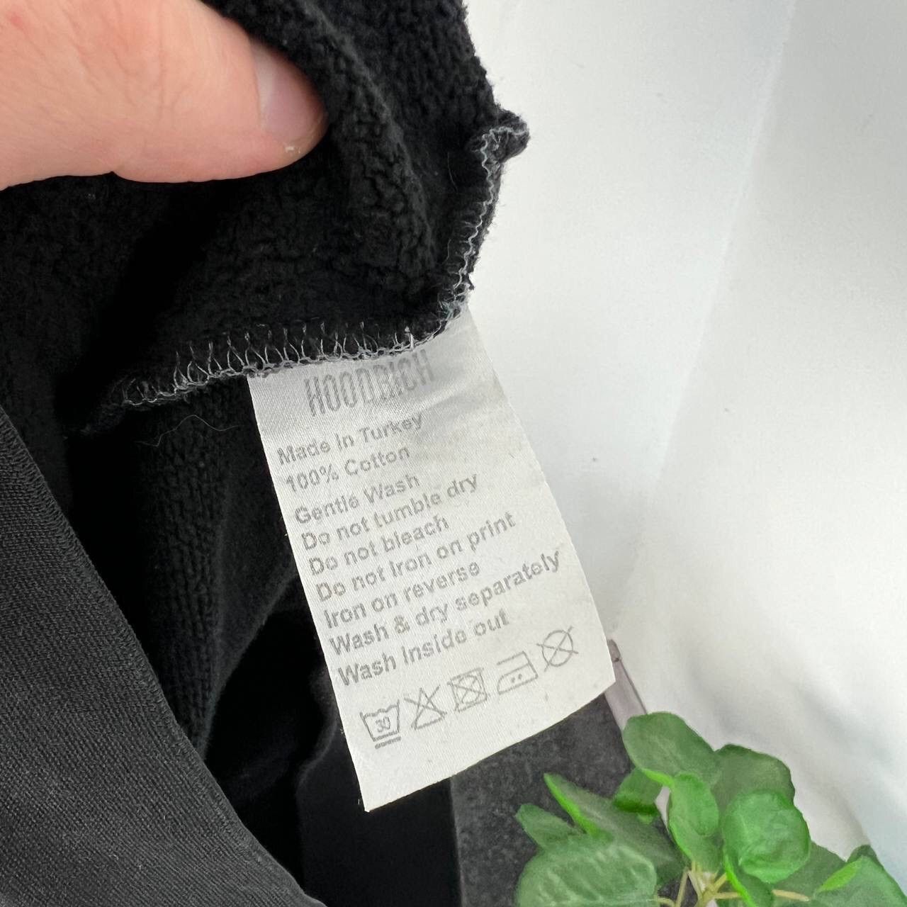 Japanese Brand Hoodie Hoodrich Y2K Style Drill Black Big Print Size US M / EU 48-50 / 2 - 9 Thumbnail