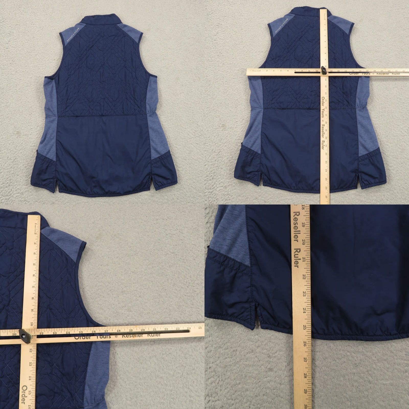 Peter Millar Peter Millar Vest Womens Medium Navy Blue Baltusrol Lizzie Hybrid Quilted Golf Vest Size M / US 6-8 / IT 42-44 - 8 Thumbnail