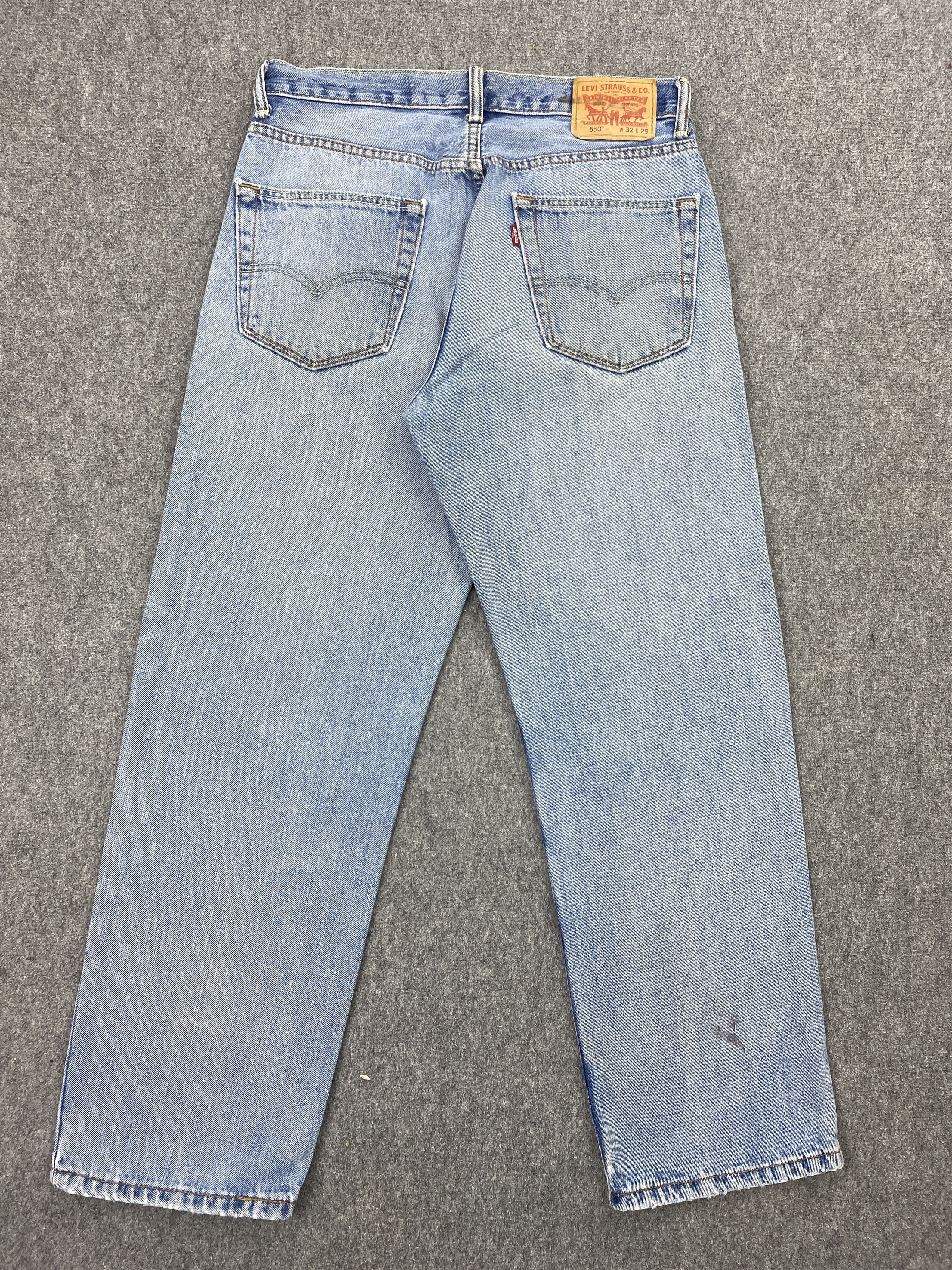 Levi's Vintage Levis 550 Light Wash Jeans DP2331 Size US 30 / EU 46 - 3 Thumbnail