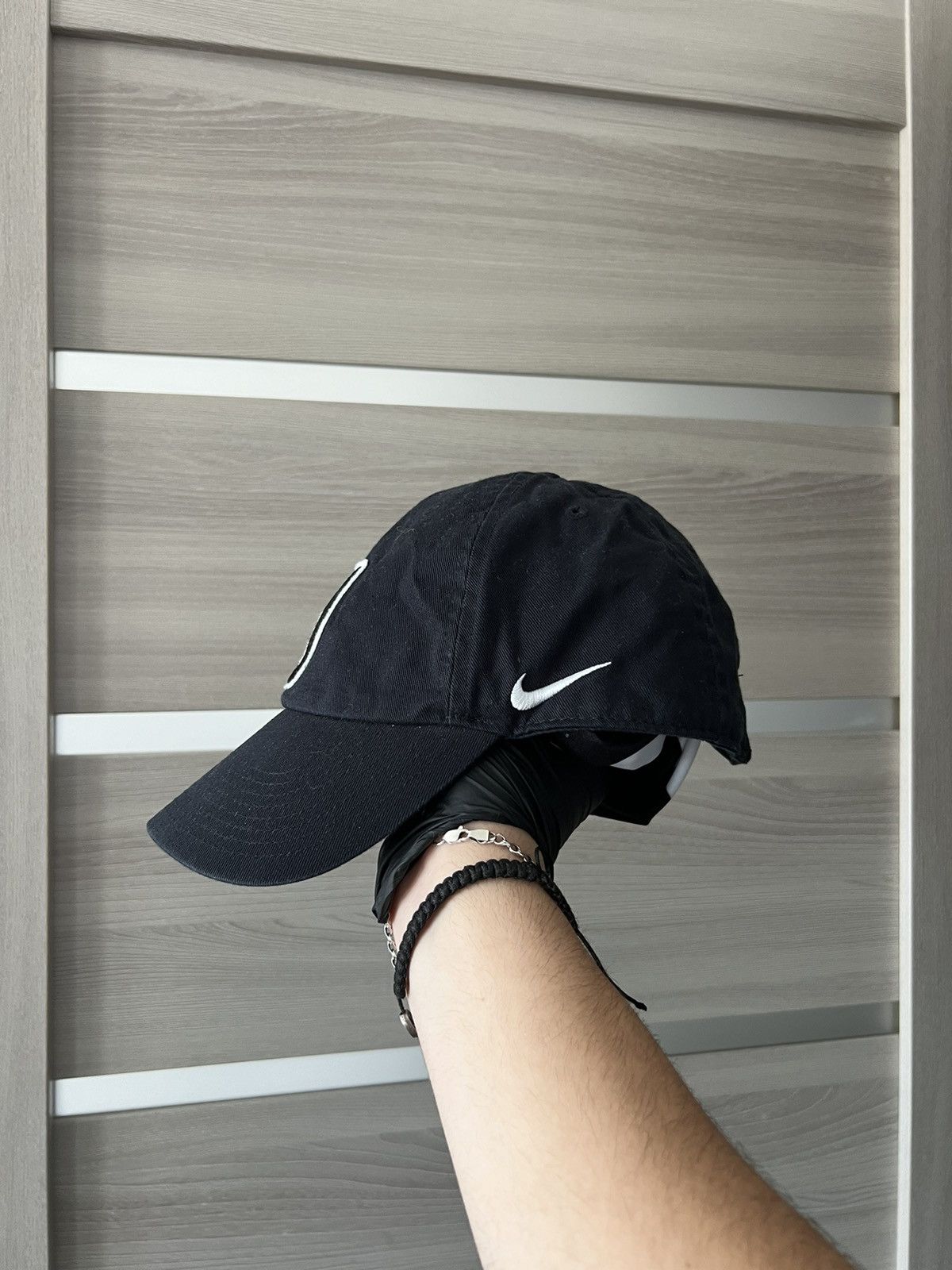 Nike Vintage 2000s Nike Juventus Y2K Black Cap Drill Size ONE SIZE - 3 Thumbnail