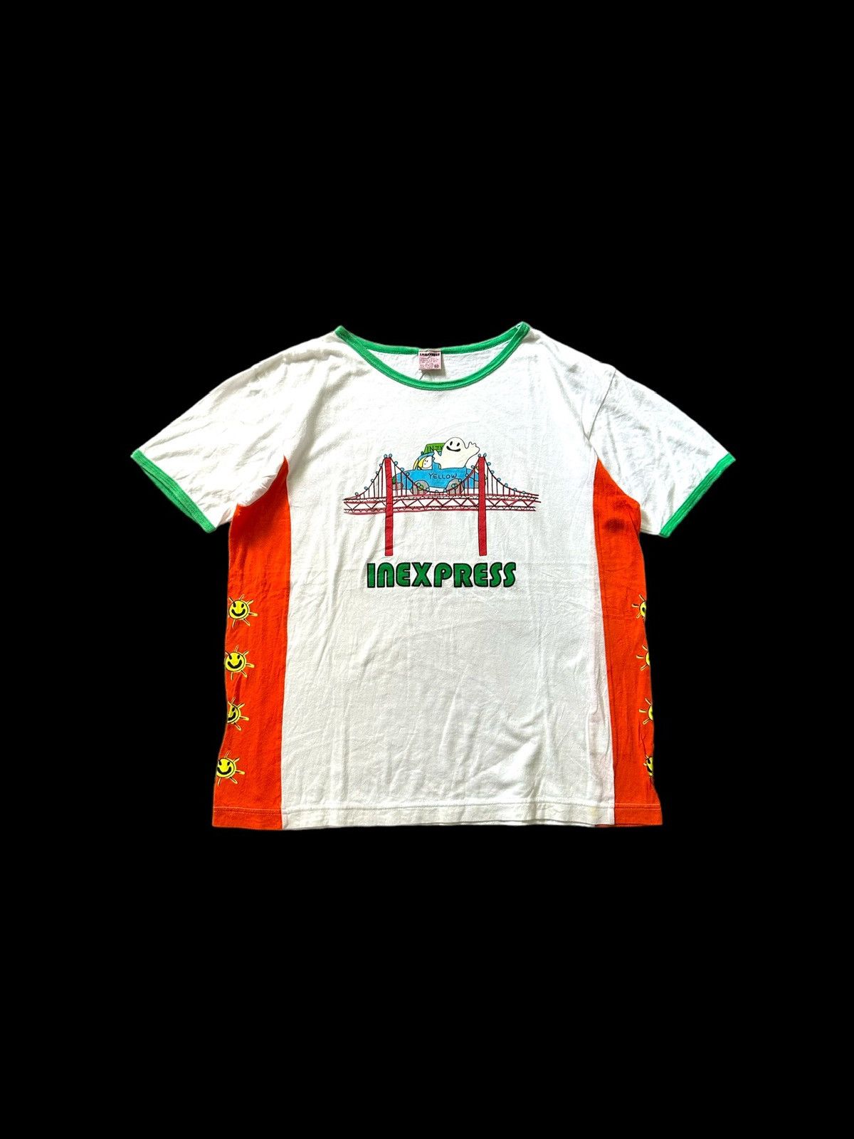 Vintage 1980s - IN ( I.N Express by Nobuo Ikeda ) Art promo tee Size US M / EU 48-50 / 2 - 1 Thumbnail