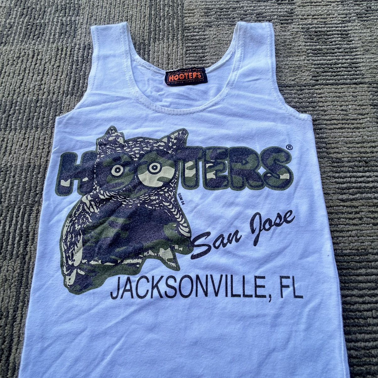 Vintage Vtg Y2K Hooters Jacksonville FL Owl Graphic Tank-Top Shirt Size S / US 4 / IT 40 - 2 Thumbnail