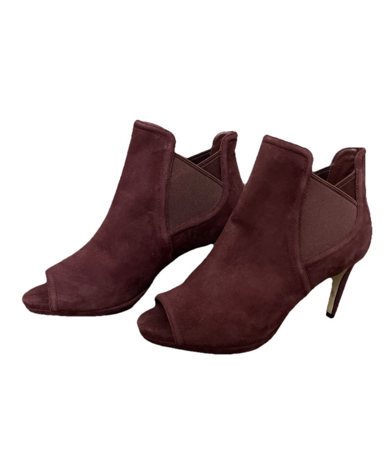 Cole Haan COLE HAAN JONES CORODOVAN SUEDE PEEP TOE BOOTIES US Size 6 Size US 6 / IT 36 - 2 Thumbnail