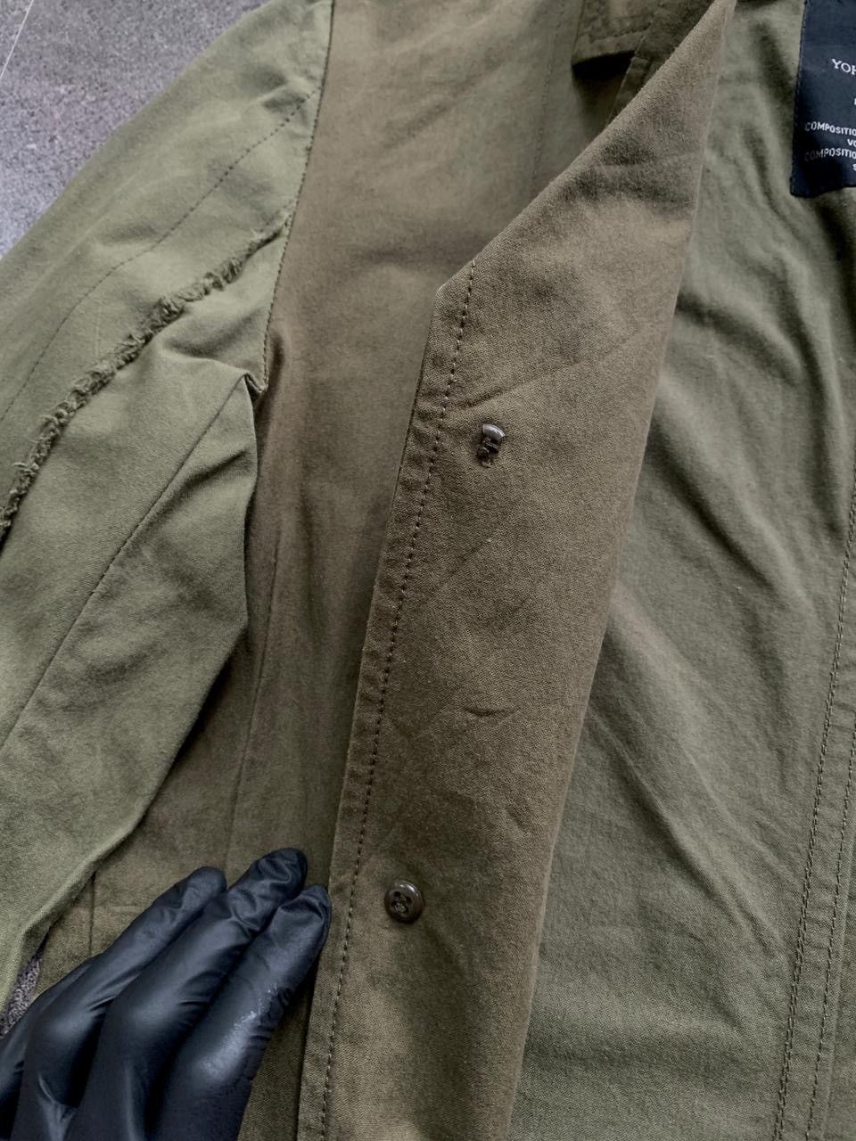 Yohji Yamamoto FREE TAX! Military Two Tone Jacket Size US XS / EU 42 / 0 - 6 Thumbnail