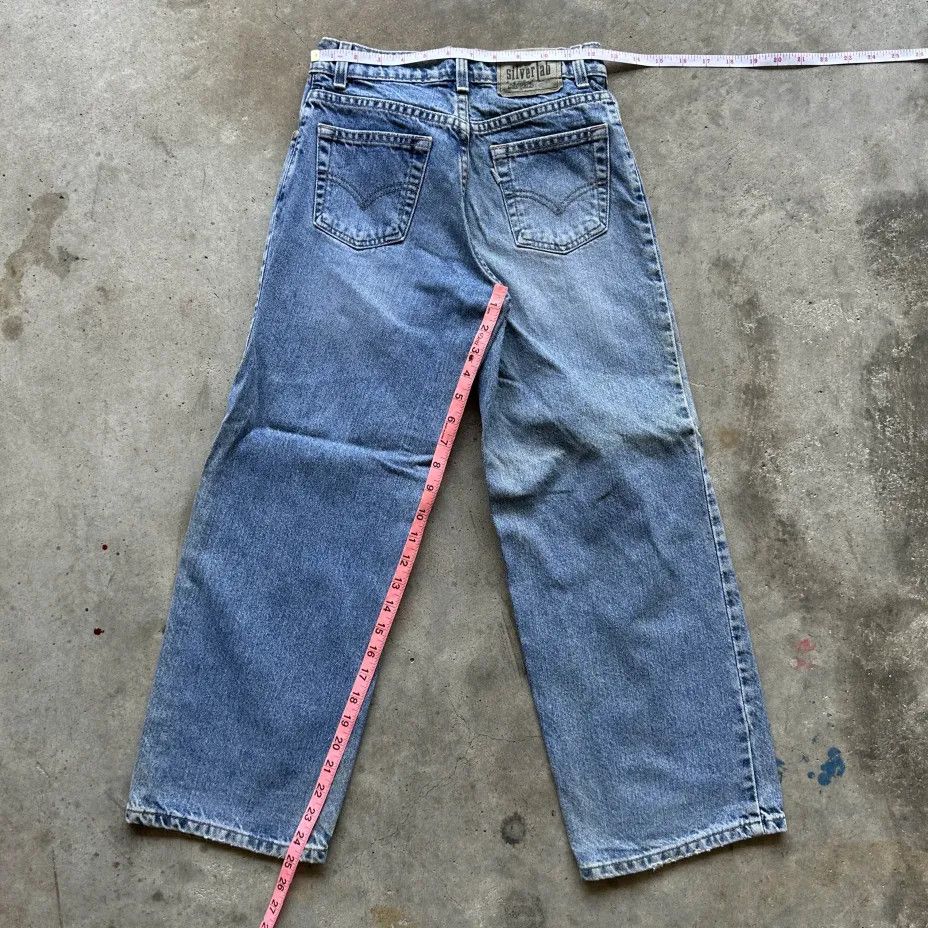 Levi's Vintage Levi's Silver Tab Wide Leg Denim Jeans Size 25" / US 0 / IT 36 - 7 Thumbnail
