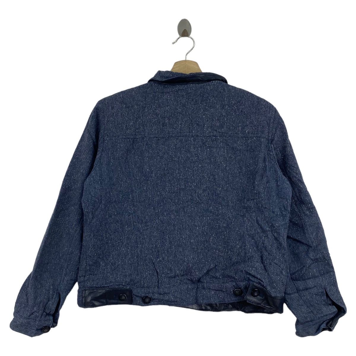 Other NUOVO QUARANTA Italian Designer Button Up Navy Wool Coat Size M / US 6-8 / IT 42-44 - 3 Thumbnail