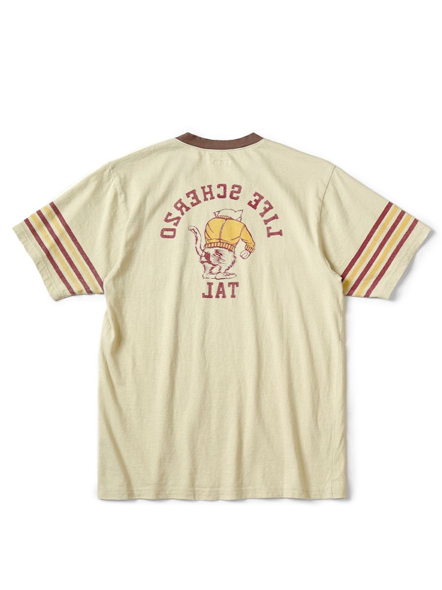 Kapital kapital College CATPITAL V neck Ringer T-shirt Size US L / EU 52-54 / 3 - 2 Thumbnail