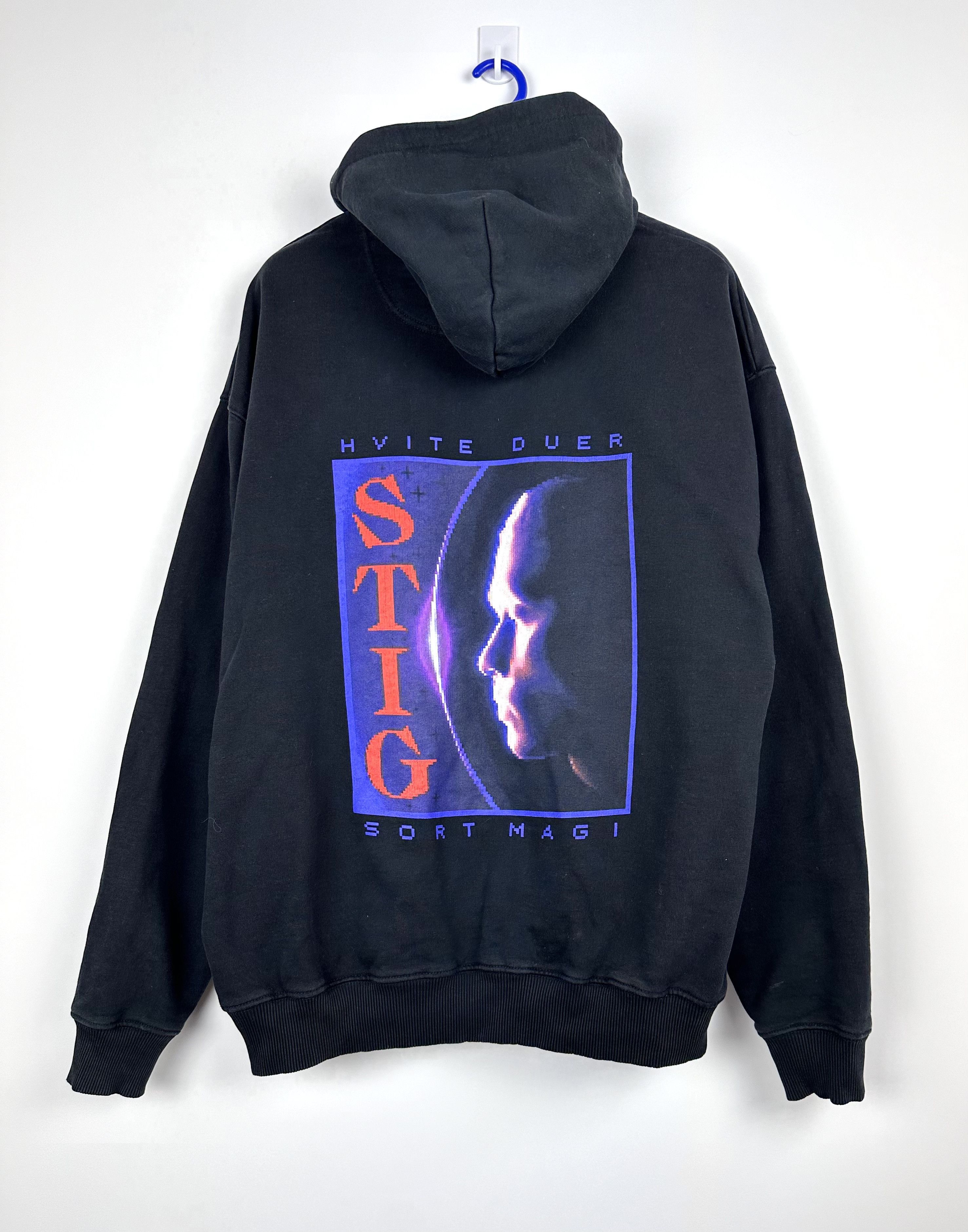 Vintage STIG BRENNER RAP hoodie boxy Size US XL / EU 56 / 4 - 1 Thumbnail