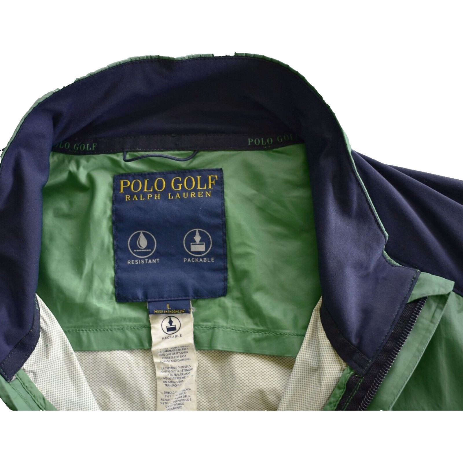 Ralph Lauren RALPH LAUREN Polo Golf Water Resistant Packable Jacket Sz L Size US L / EU 52-54 / 3 - 3 Thumbnail
