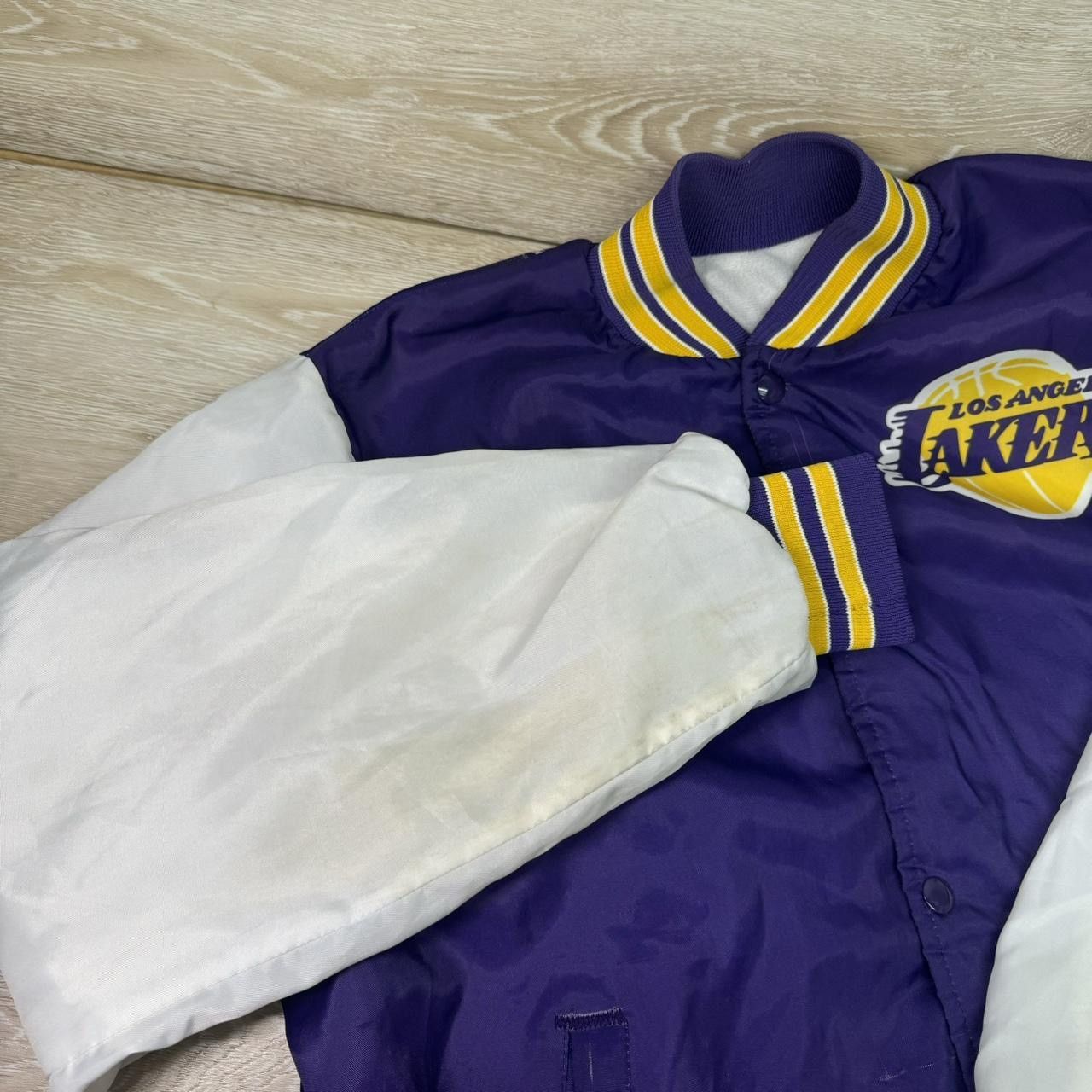 Chalk Line Vintage 80s Chalk Line LA Lakers Satin Bomber Snap Medium Size US M / EU 48-50 / 2 - 4 Thumbnail
