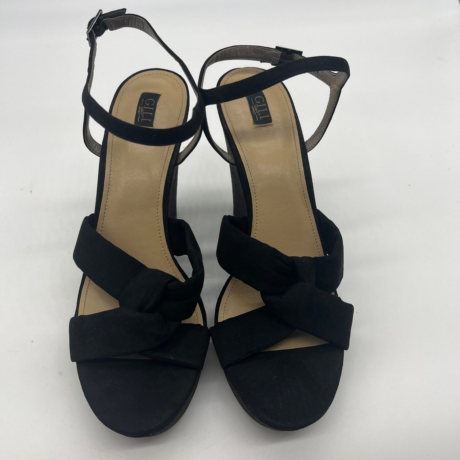 Other G.I.L.I. Knotted Front Wedge Ankle Strap Size 10 M Size US 10 / IT 40 - 2 Thumbnail