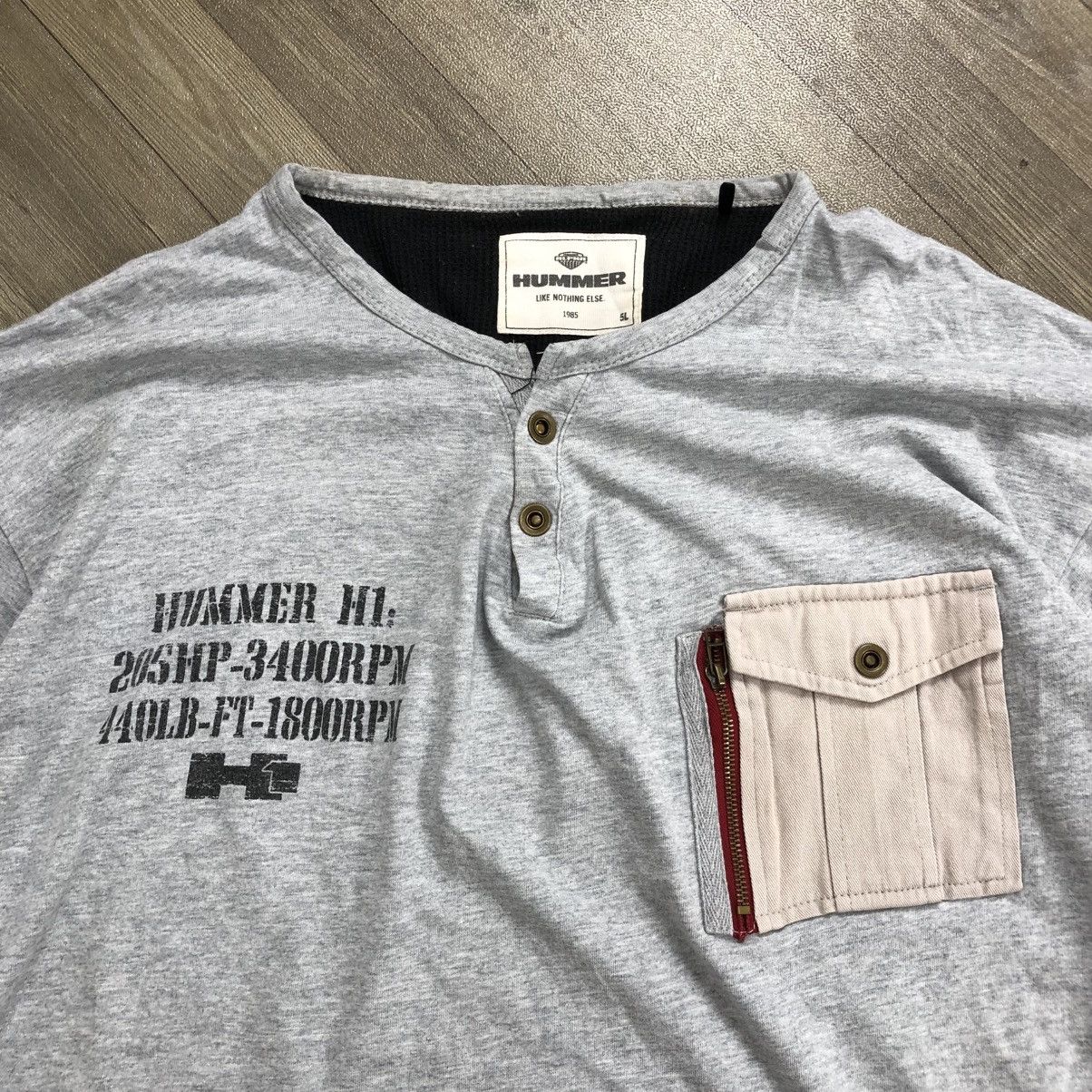If Six Was Nine × Japanese Brand × Le Grande Bleu (L.G.B.) Vintage Hummer Pocket Double Layer Lgb Goa Gotic Longsleeve Size US XXL / EU 58 / 5 - 13 Thumbnail