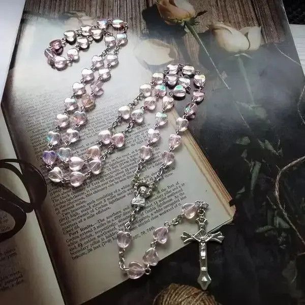 Jewelry Saint Benedict Rosary Necklace Chain Catholic Church Jesus Size ONE SIZE - 4 Thumbnail