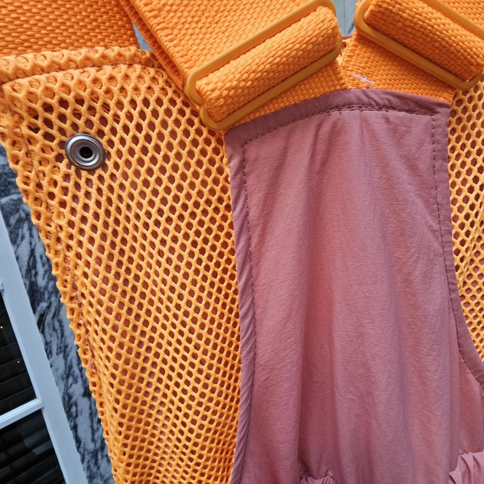 Free People Free People Orange & Pink Overalls Morning Meadow Onesie Size 28" / US 6 / IT 42 - 7 Thumbnail