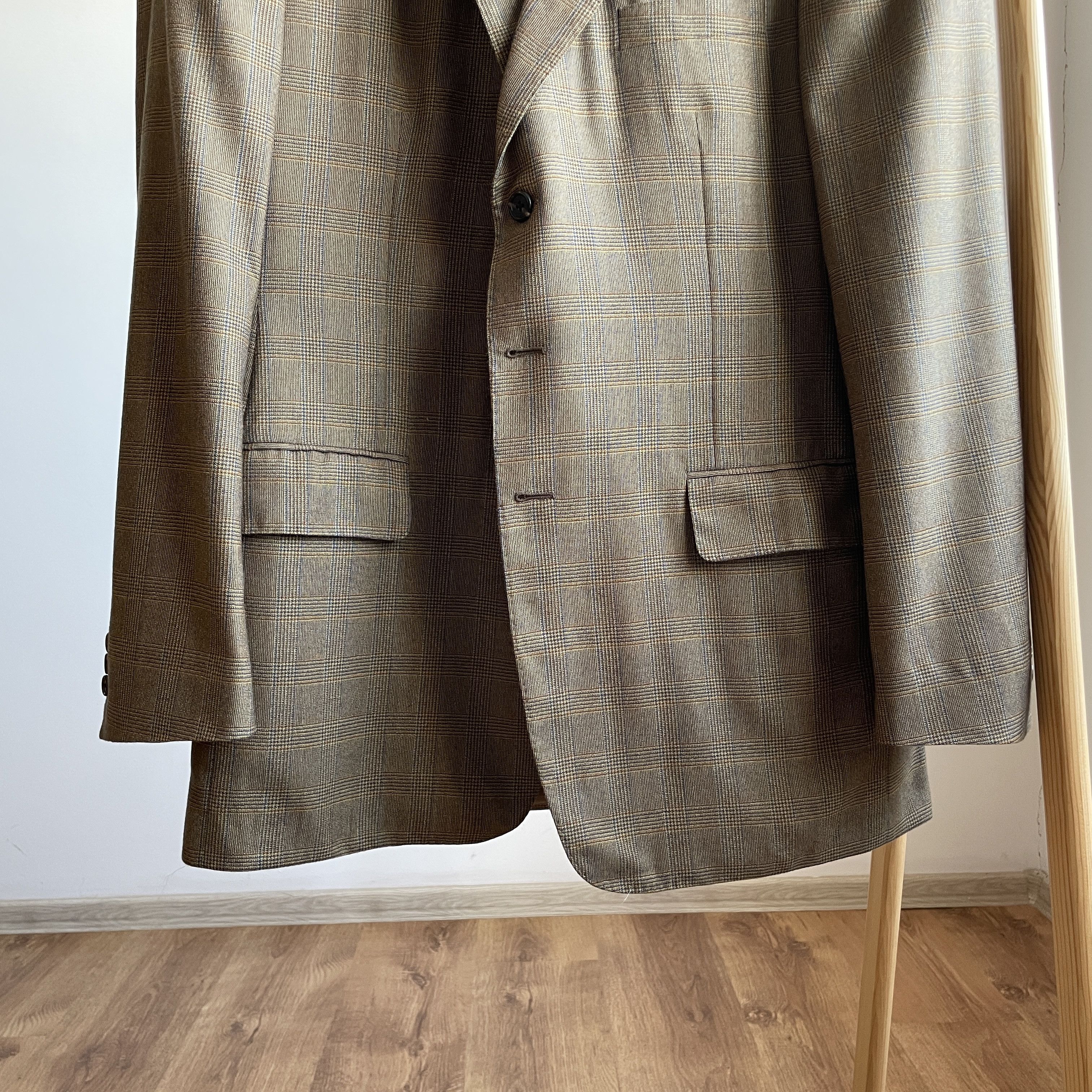 Chester Barrie Chester Barrie Savile Row Saksley Pure Cashmere Plaid Blazer Size 42L - 6 Thumbnail