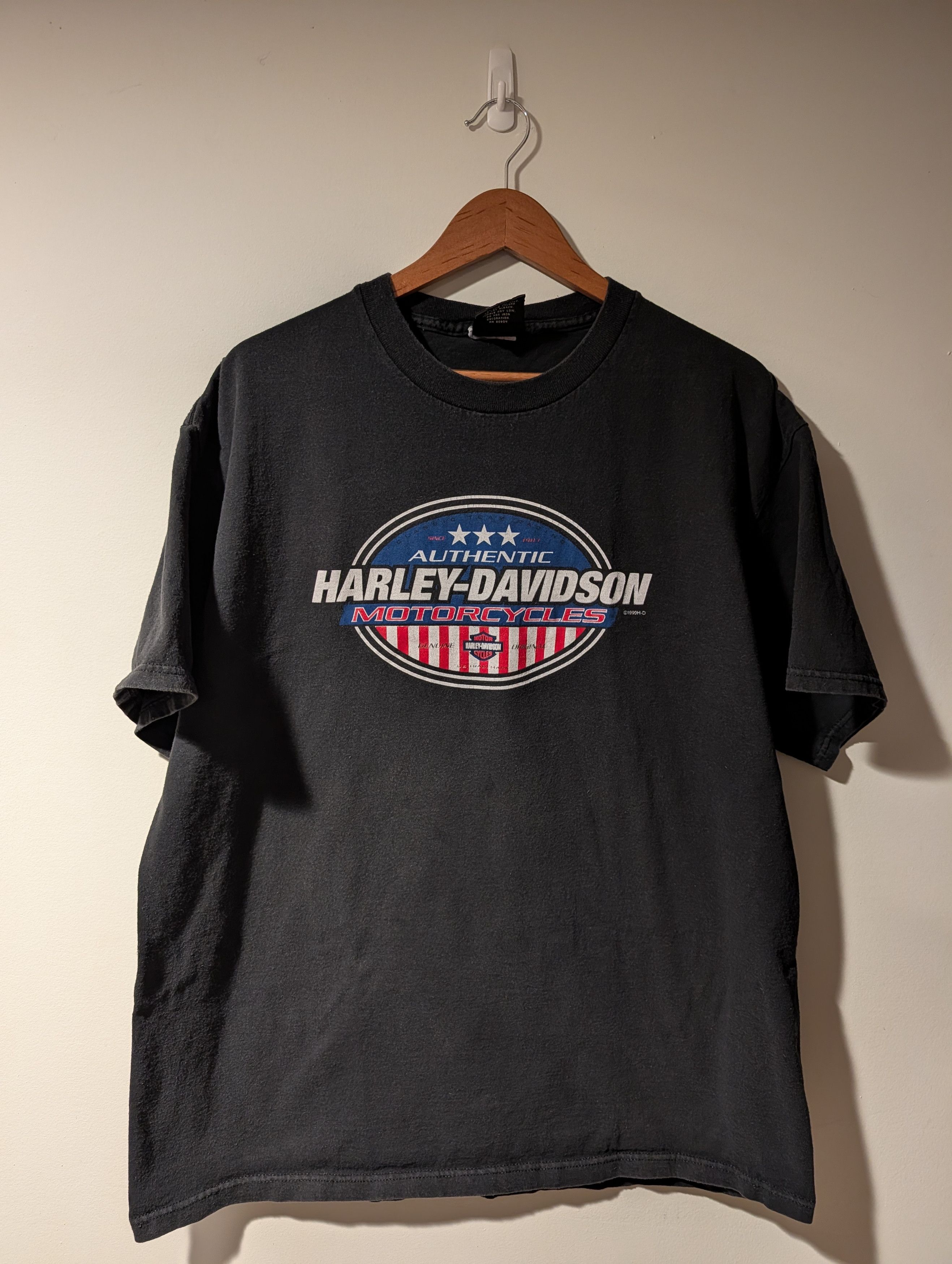 Harley Davidson VINTAGE Harley Davidson Shirt XL Authentic Motorcycles USA Size US XL / EU 56 / 4 - 1 Thumbnail