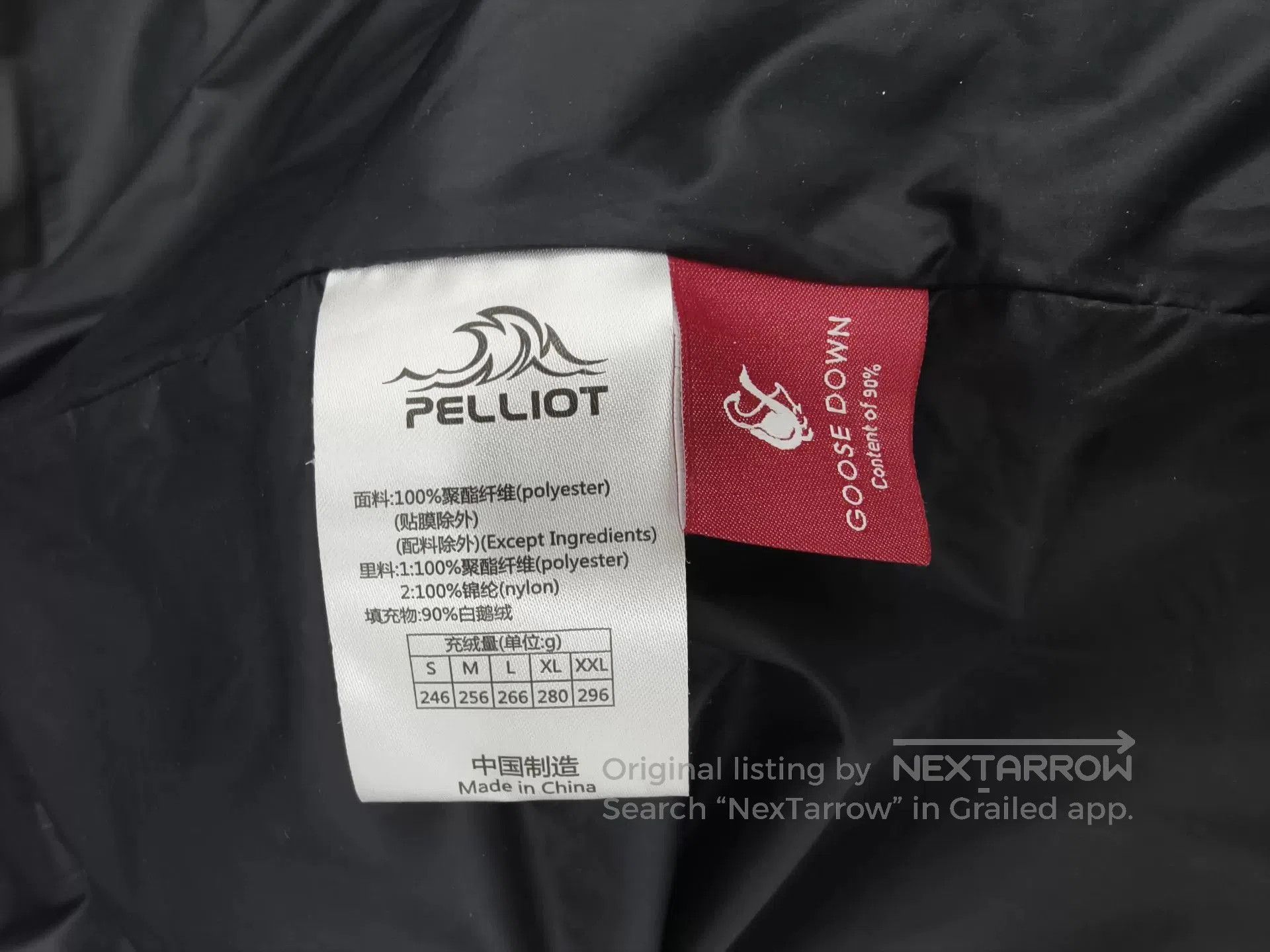 Japanese Brand Men's Long Black Down Jacket. Size US L / EU 52-54 / 3 - 8 Thumbnail