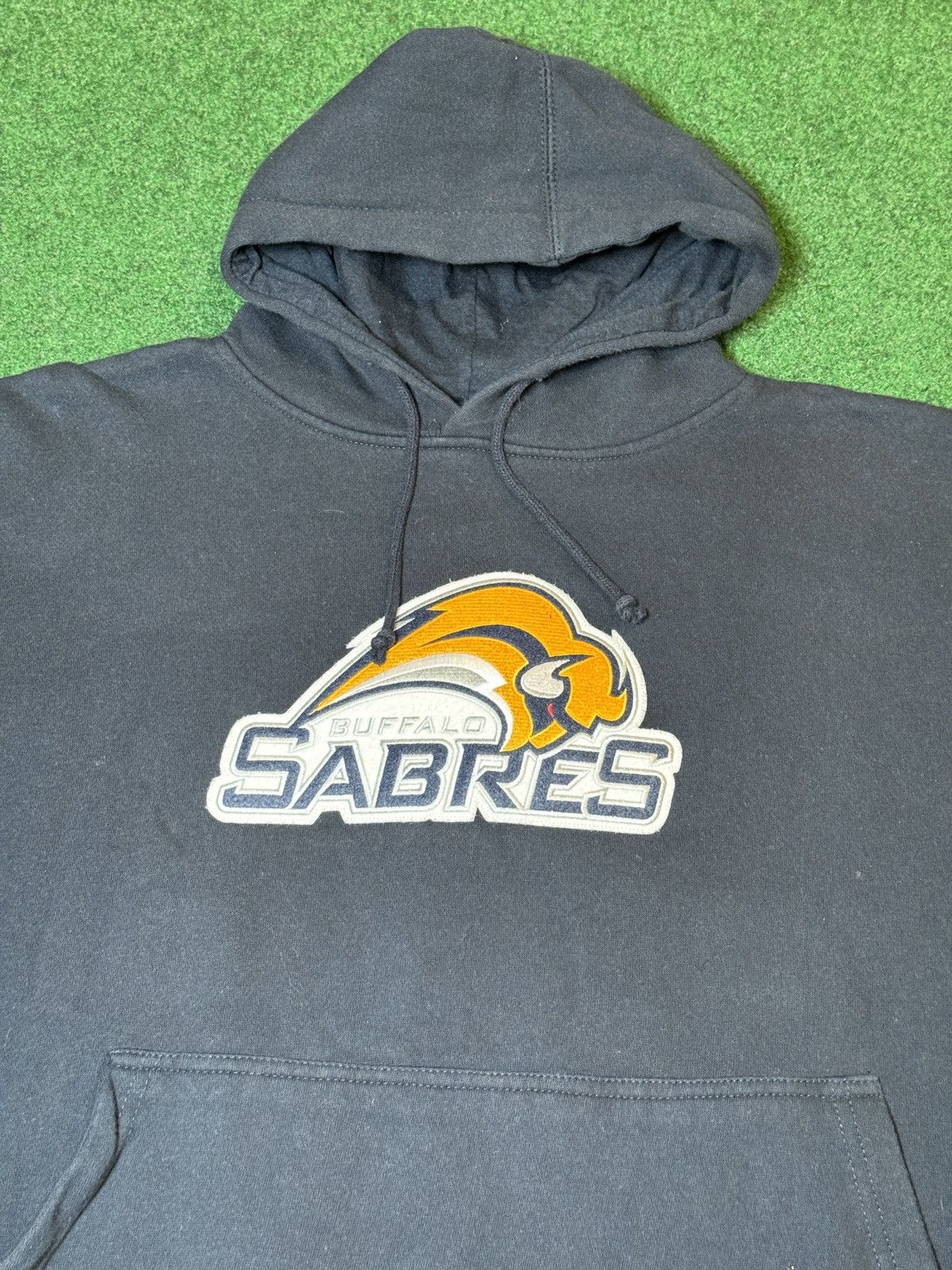 Majestic × NHL Vintage Y2K Buffalo Sabres Hockey Boxy NHL Majestic Hoodie Size US M / EU 48-50 / 2 - 2 Thumbnail