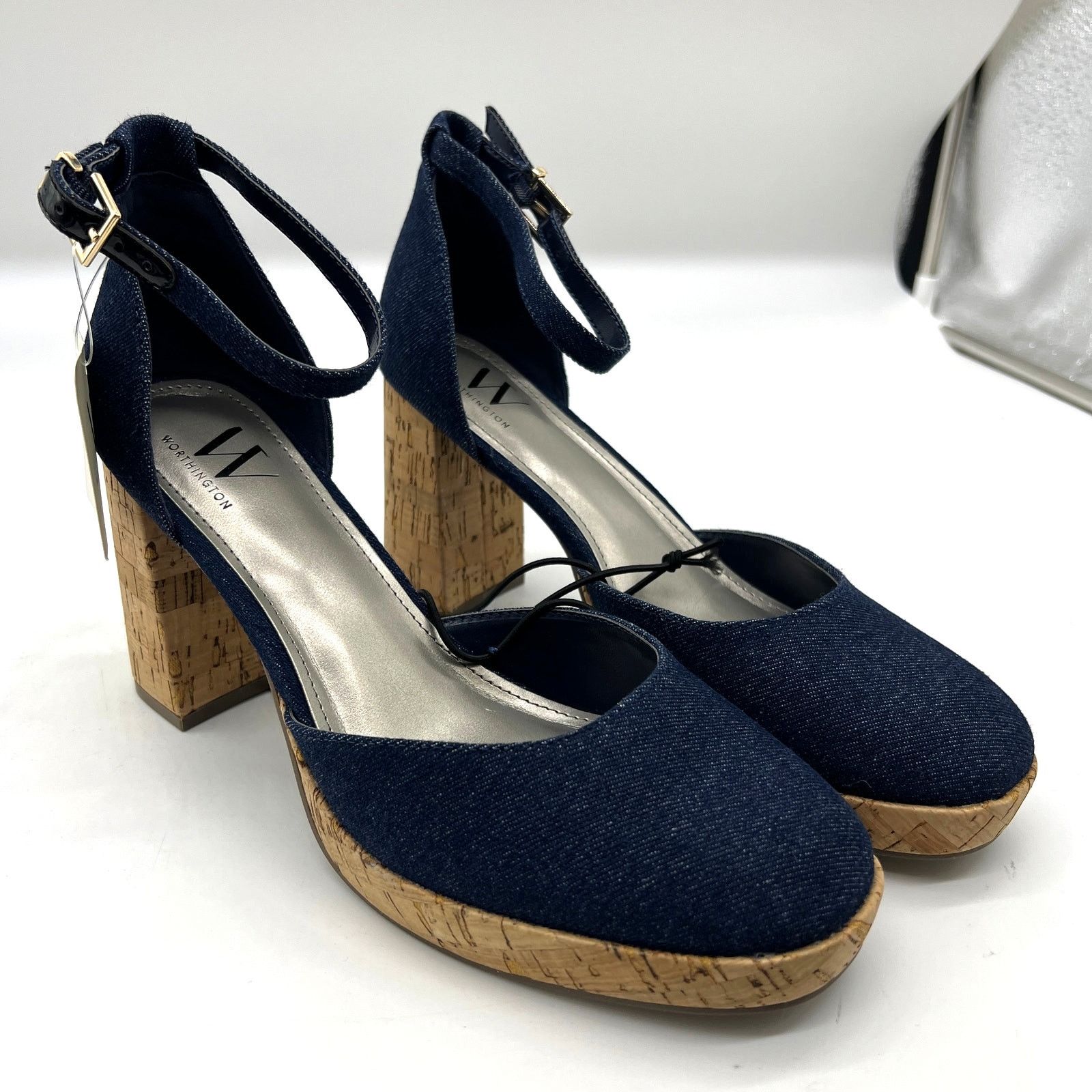 Other Worthington Womens Panama Block Heel Pumps 9.5 Size US 9.5 / IT 39.5 - 1 Thumbnail