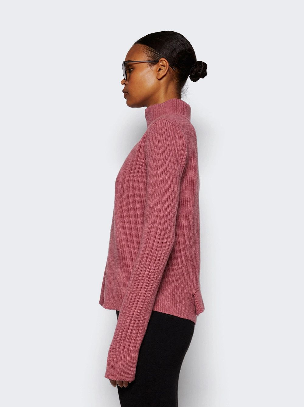 Rick Owens o1mle0426 Maglia Headon Lupetto Top in Pink Size L / US 10 / IT 46 - 4 Thumbnail