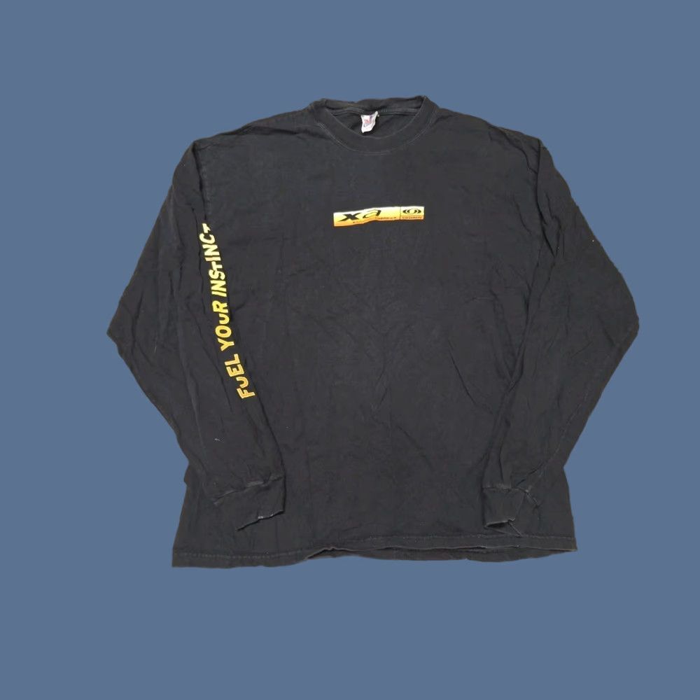 Fruit Of The Loom VINTAGE Salomon T Shirt Mens XL Long Sleeve Snowboards Skate Logo 90s USA Size US XL / EU 56 / 4 - 1 Thumbnail