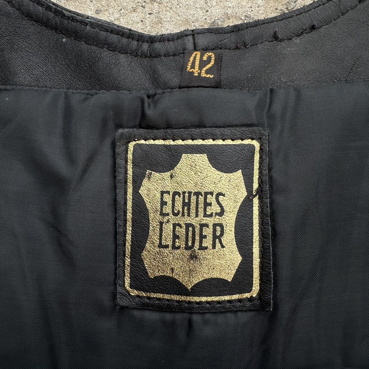 Vintage Vintage Moto Leather Pants Overalls Size 42 Style USA 00s Size 28" / US 6 / IT 42 - 5 Thumbnail
