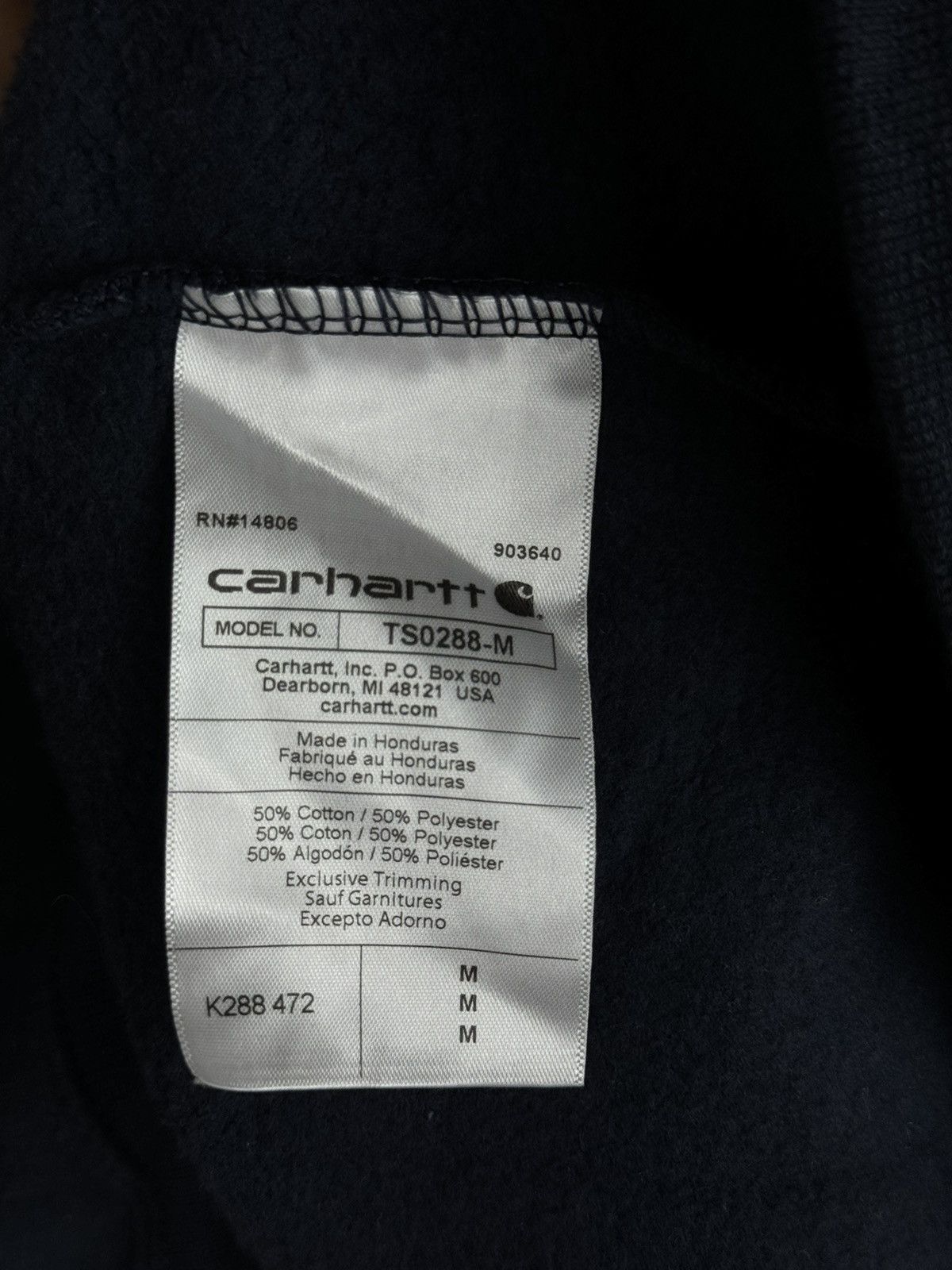 Carhartt Hoodie Carhartt y2k original streetwear casual skate item Size US L / EU 52-54 / 3 - 3 Thumbnail