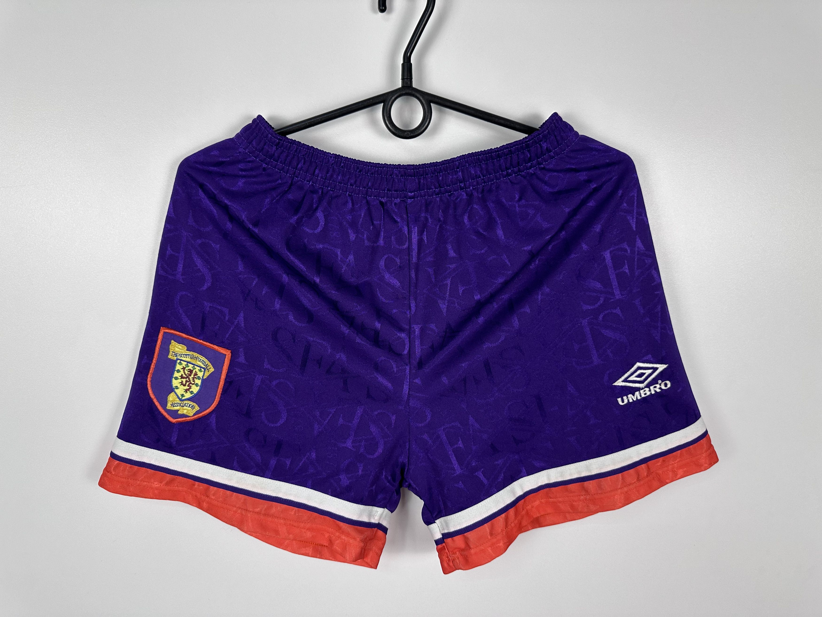 Umbro × Vintage SCOTLAND 1993 1994 1995 AWAY FOOTBALL SHORTS UMBRO SIZE S Size US 30 / EU 46 - 1 Thumbnail