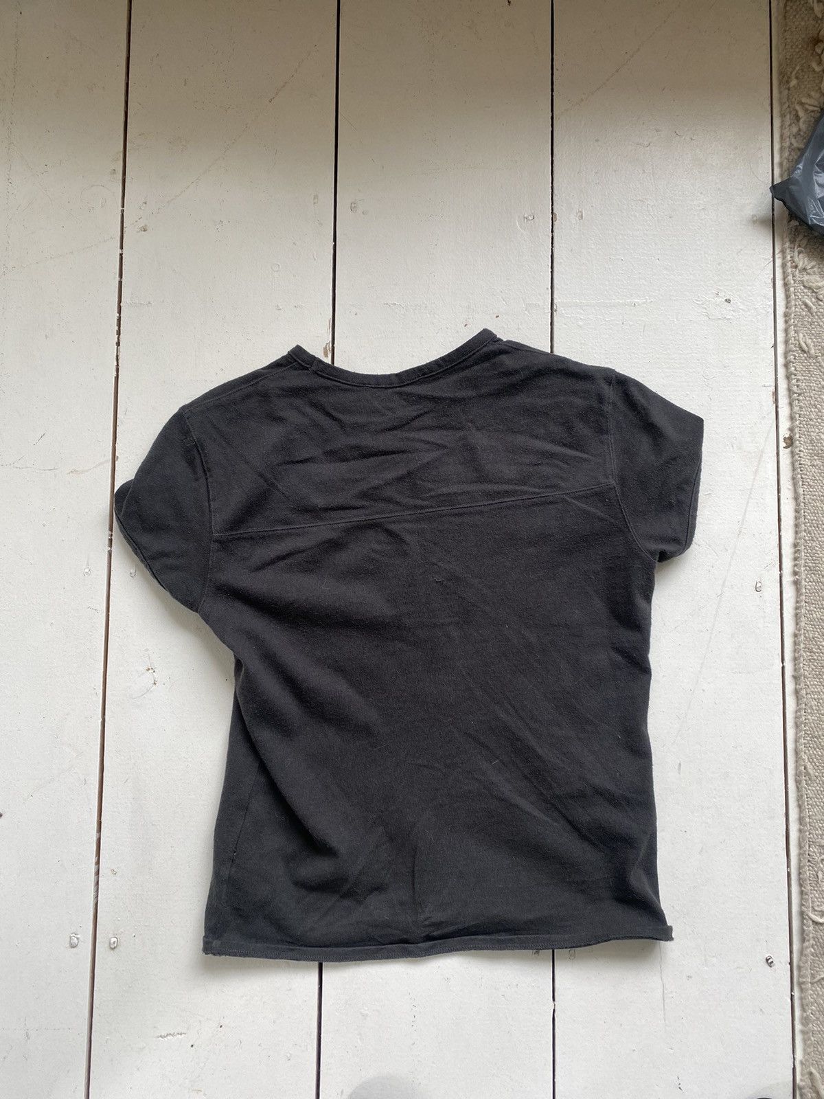Acne Studios ブラック ピチTシャツ STHLM 08 Acne Studios Patch print t-shirt - Fitted fit - Carbon grey