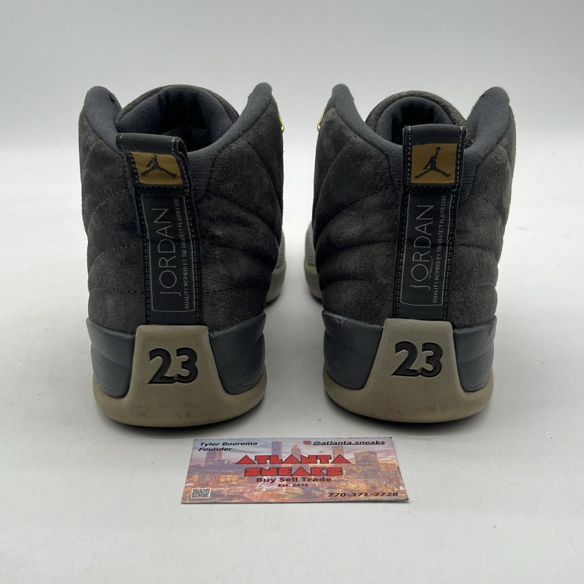 Jordan Brand Air Jordan 12 dark grey Size US 8 / EU 41 - 3 Thumbnail