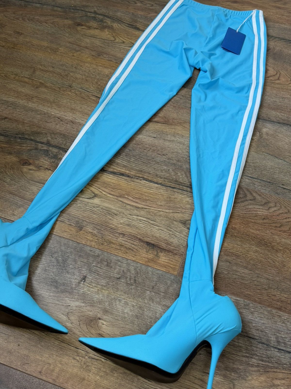 Adidas × Balenciaga Balenciaga x Adidas Pantashoes Blue Size 38 / S NWT Heels Size US 8 / IT 38 - 21 Thumbnail