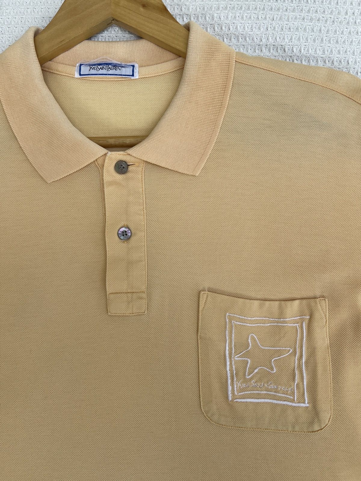 Vintage × Yves Saint Laurent Last Drop🔥Rare🔥Vintage YSL YvesSaintLaurent Polo Tee Size US XL / EU 56 / 4 - 10 Thumbnail