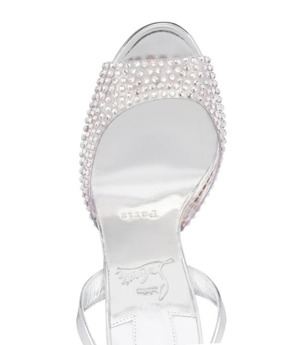 Christian Louboutin o1s1wg110924 Heeled Sandals in Silver Size US 6 / IT 36 - 3 Thumbnail