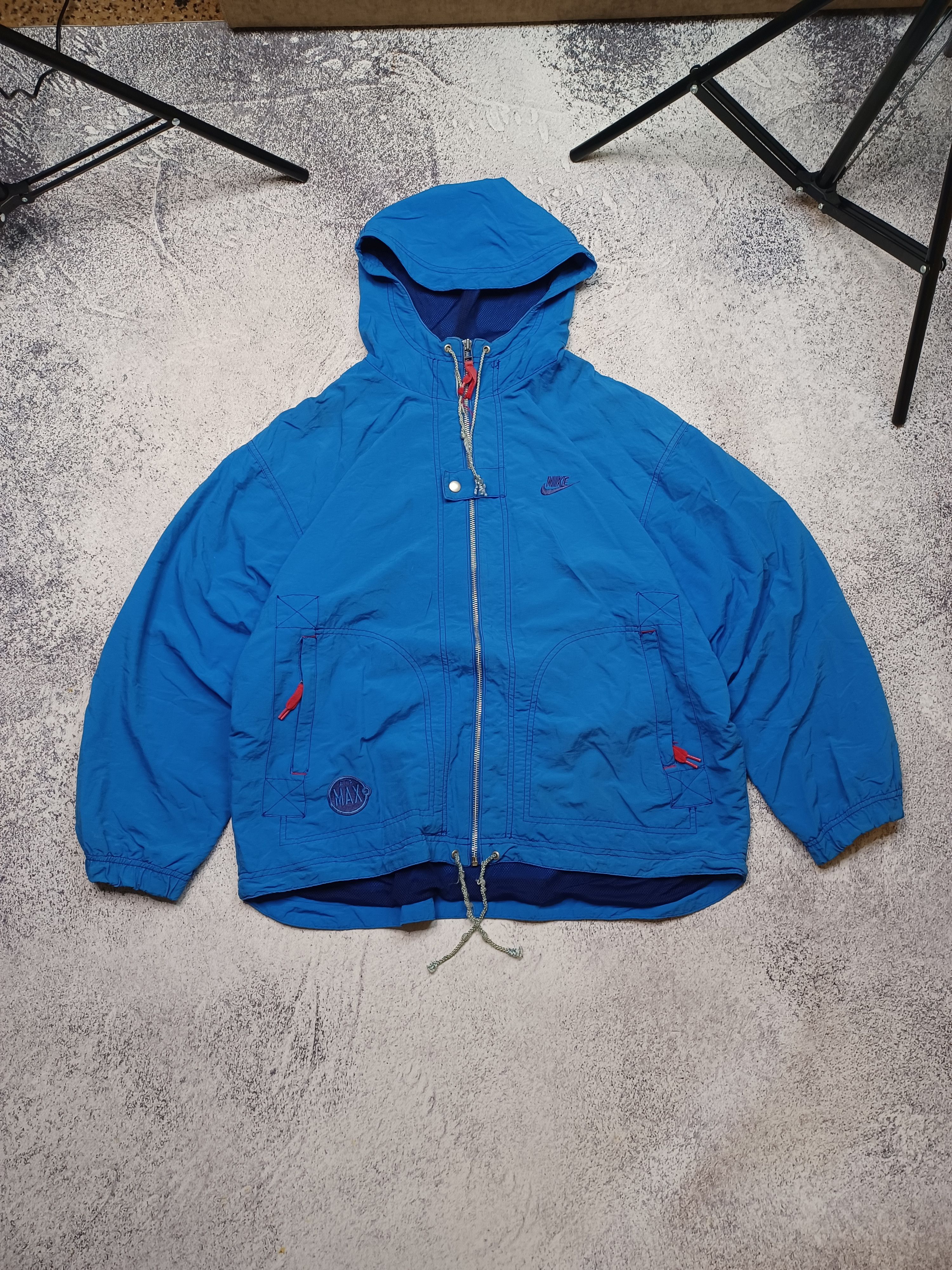 Nike × Vintage Vintage Nike Air 2 Windbreaker Jacket - Big Back Logo Size US M / EU 48-50 / 2 - 3 Thumbnail