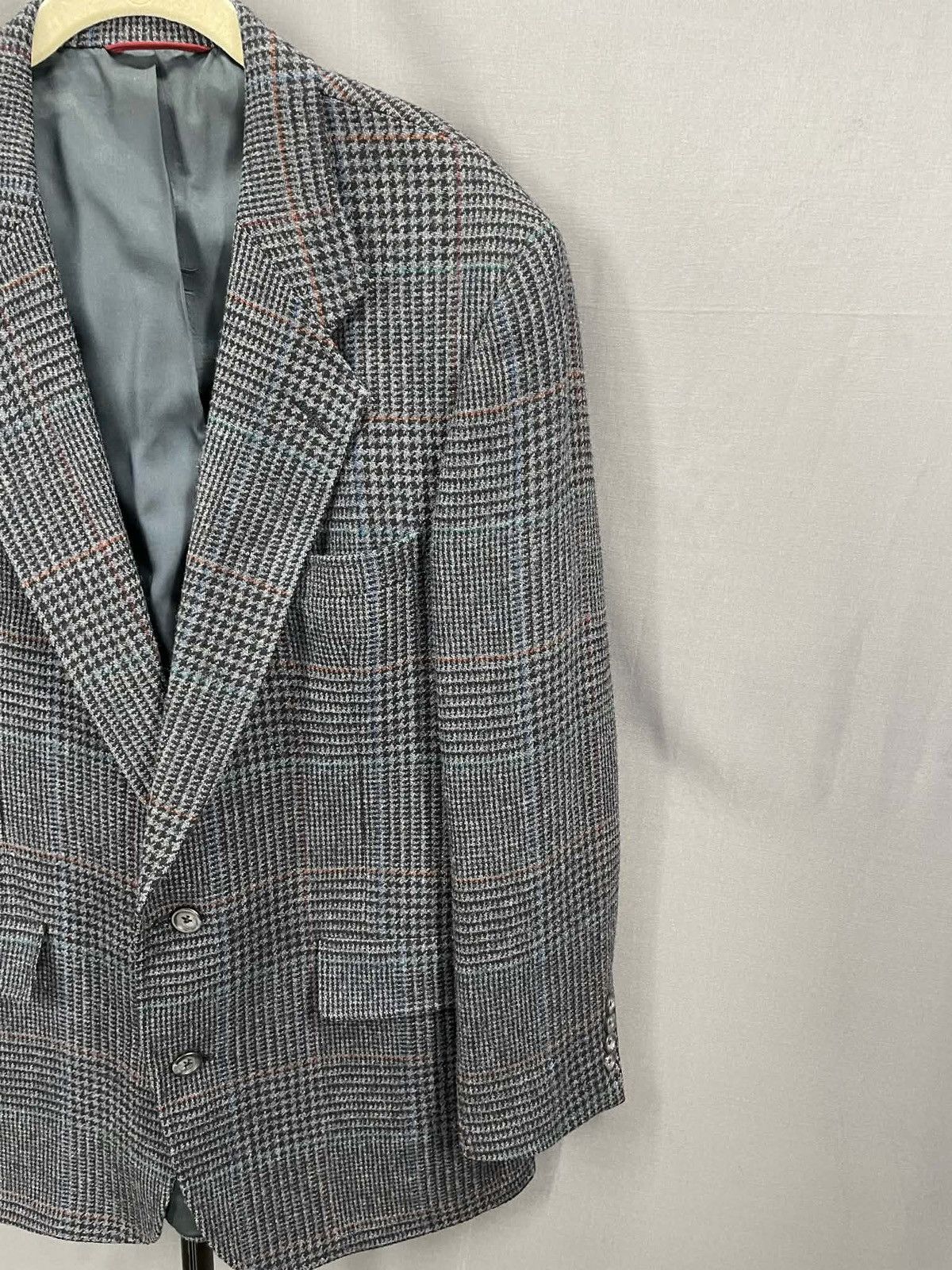 Other Hart Schaffner Marx Glen Plaid Wool Blazer 44R USA Size 44R - 6 Thumbnail